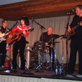 The current version of the Backroads Band at our CD release concert, Bethesda, Maryland, April 2007. L-R: Ira, Karen Collins, Rob Howe, Geff King.